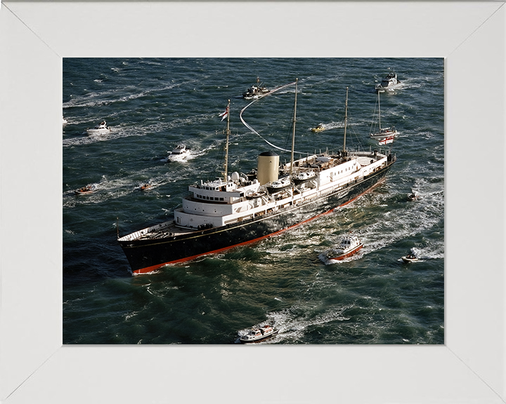 HMY Britannia Royal Yacht paying off Photo Print or Framed Photo Print - Hampshire Prints