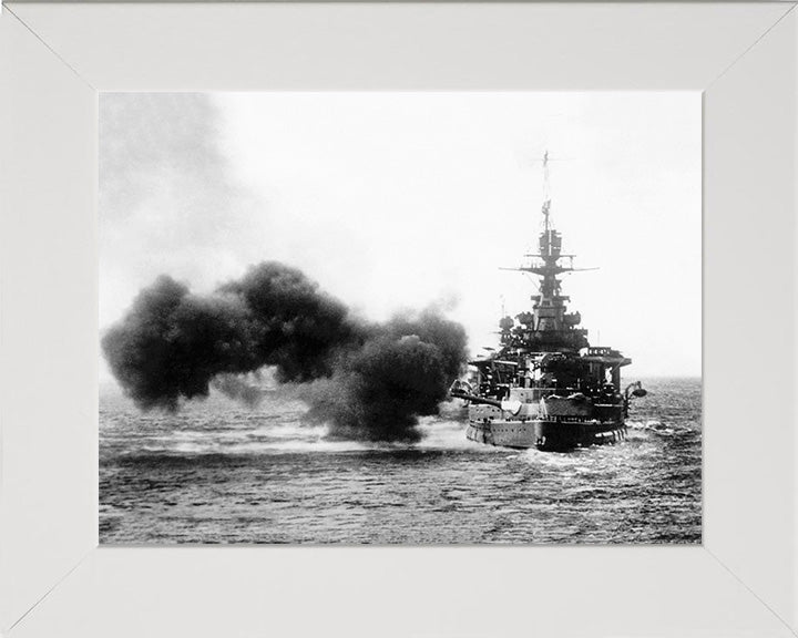 HMS Renown (1916) Royal Navy Renown class battlecruiser Photo Print or Framed Print - Hampshire Prints