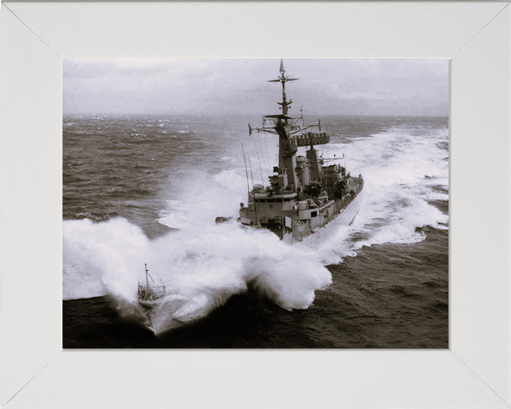 HMS Minerva F45 Royal Navy Leander class Frigate Photo Print or Framed Print - Hampshire Prints