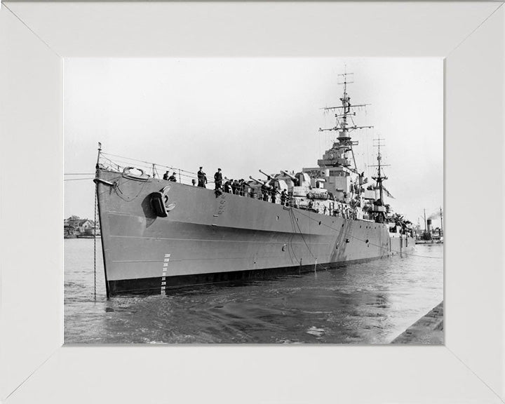 HMS Black Prince (81) Royal Navy Dido class light cruiser Photo Print or Framed Print - Hampshire Prints