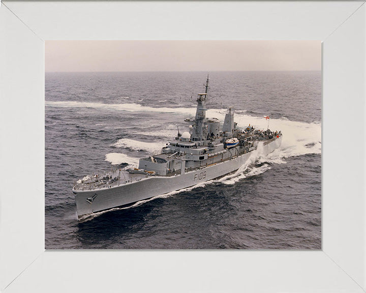 HMS Leander F109 Royal Navy Leander Class Frigate Photo Print or Framed Print - Hampshire Prints