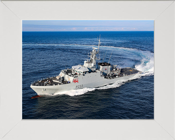 HMS Tamar P233 Royal Navy River class offshore patrol vessel Photo Print or Framed Print - Hampshire Prints