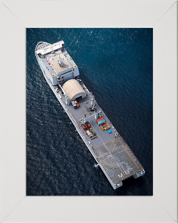 RFA Mounts Bay L3008 Royal Fleet Auxiliary Bay class auxiliary dock landing ship Photo Print or Framed Print - Hampshire Prints