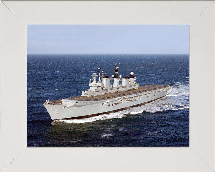 HMS Illustrious R06 Royal Navy Invincible Class aircraft carrier Photo Print or Framed Print - Hampshire Prints