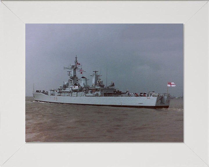 HMS Galatea F18 Royal Navy Leander Class Frigate Photo Print or Framed Print - Hampshire Prints