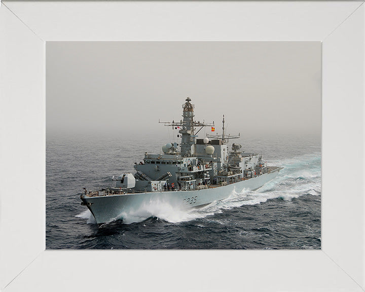 HMS Monmouth F235 Royal Navy Type 23 Frigate Photo Print or Framed Photo Print - Hampshire Prints