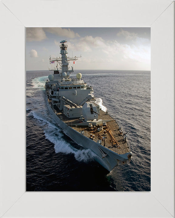 HMS Monmouth F235 Royal Navy type 23 Frigate Photo Print or Framed Print - Hampshire Prints