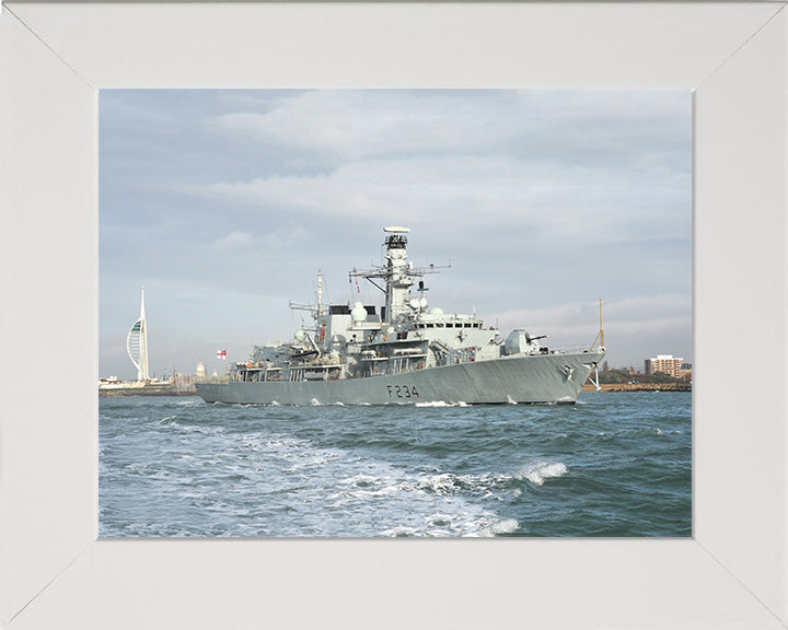 HMS Iron Duke F234 Royal Navy Type 23 frigate Photo Print or Framed Print - Hampshire Prints