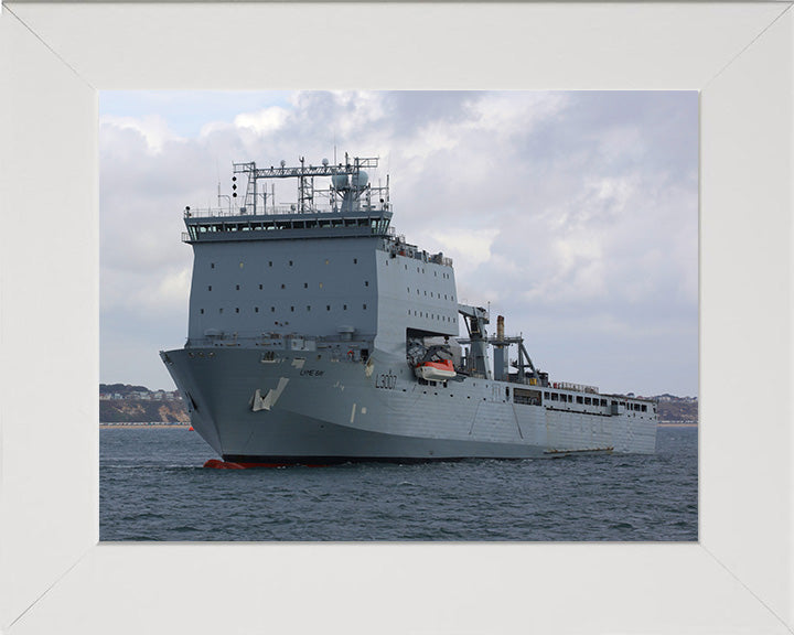 RFA Lyme Bay L3007 Royal Fleet Auxiliary Bay class auxiliary dock landing ship Photo Print or Framed Print - Hampshire Prints