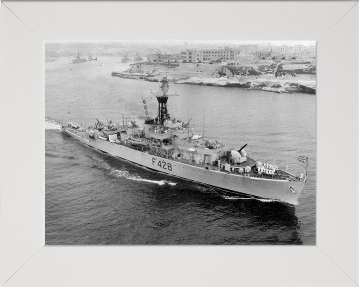 HMS Loch Alvie F428 (K428) Royal Navy Loch class frigate Photo Print or Framed Print - Hampshire Prints