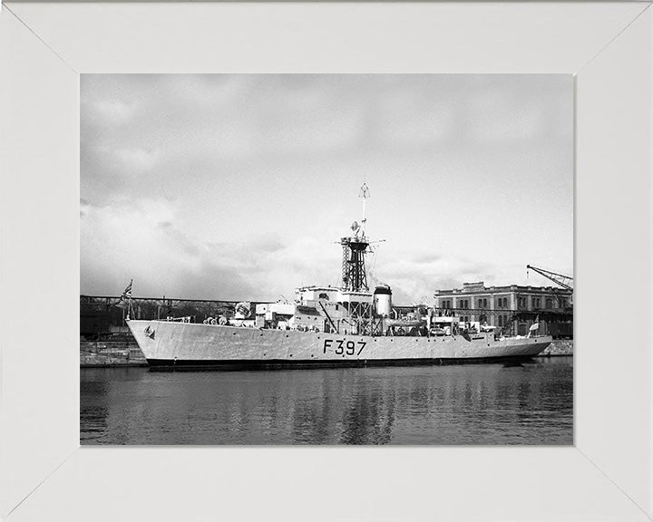 HMS Launceston Castle F397 (K397) Royal Navy Castle class corvette Photo Print or Framed Print - Hampshire Prints