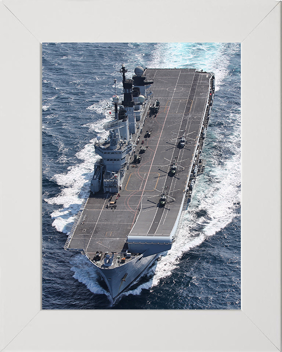 HMS Illustrious R06 | Photo Print | Framed Print | Invincible Class | Aircraft Carrier | Royal Navy