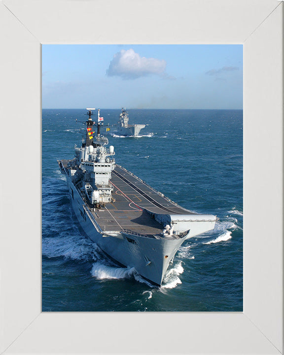 HMS Invincible R05 Royal Navy Invincible Class aircraft carrier Photo Print or Framed Print - Hampshire Prints