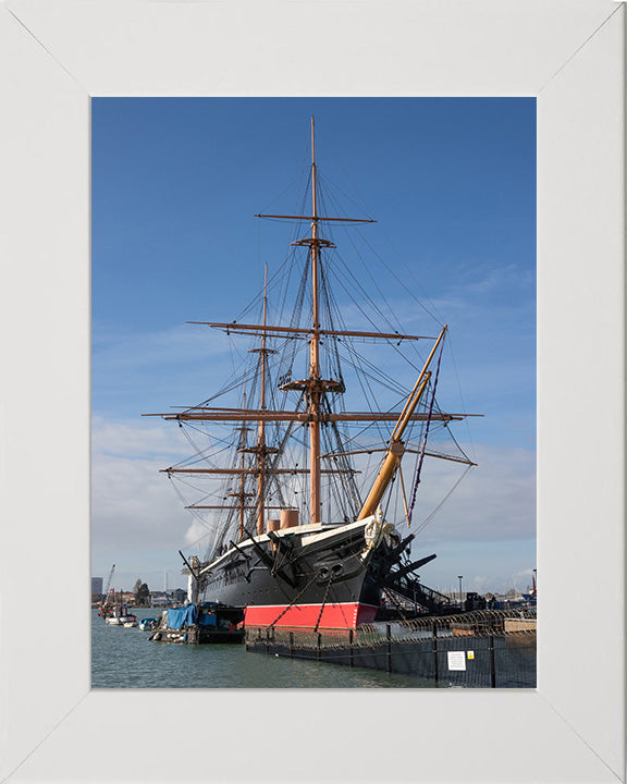 HMS Warrior 1860 | Photo Print | Framed Print | Poster | Steam-powered Armoured Frigate | Royal Navy - Hampshire Prints