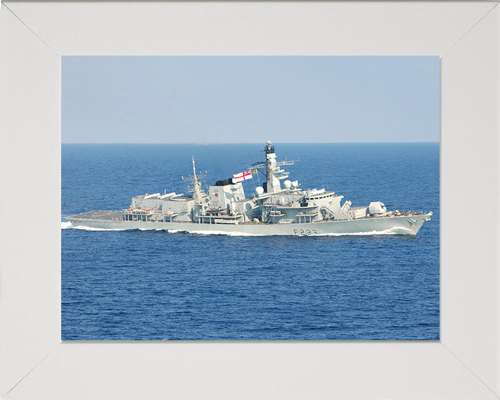 HMS Marlborough F233 Royal Navy type 23 Frigate Photo Print or Framed Print - Hampshire Prints