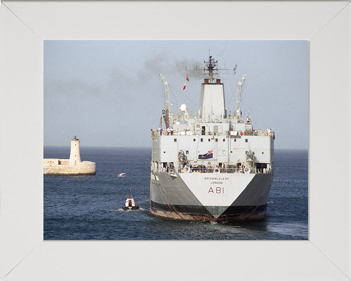 RFA Brambleleaf A81 Royal Fleet Auxiliary Leaf class support tanker Photo Print or Framed Print - Hampshire Prints