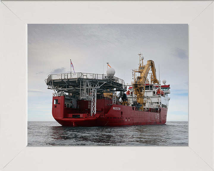 HMS Protector A173 Royal Navy Ice patrol ship Photo Print or Framed Print - Hampshire Prints