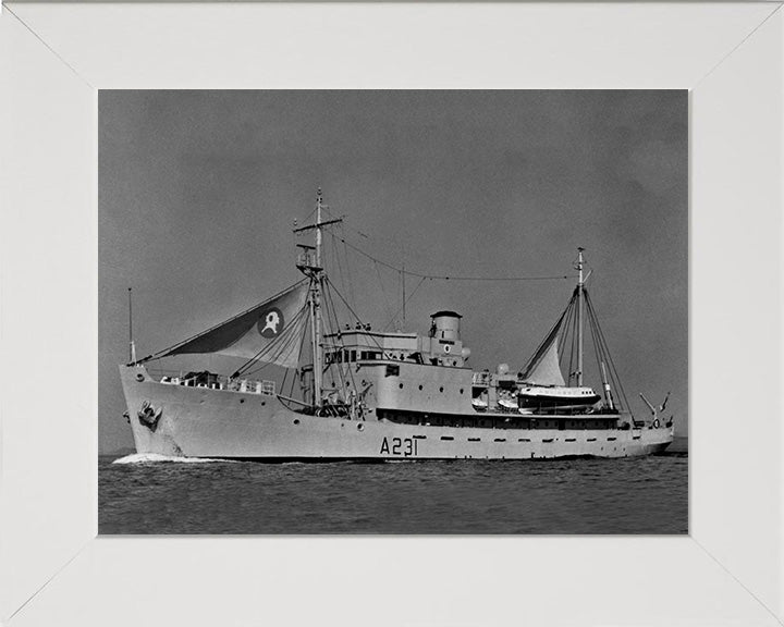 HMS Reclaim A231 Royal Navy submarine rescue vessel Photo Print or Framed Print - Hampshire Prints