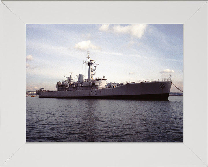 HMS Sirius F40 Royal Navy Leander class frigate Photo Print or Framed Print - Hampshire Prints