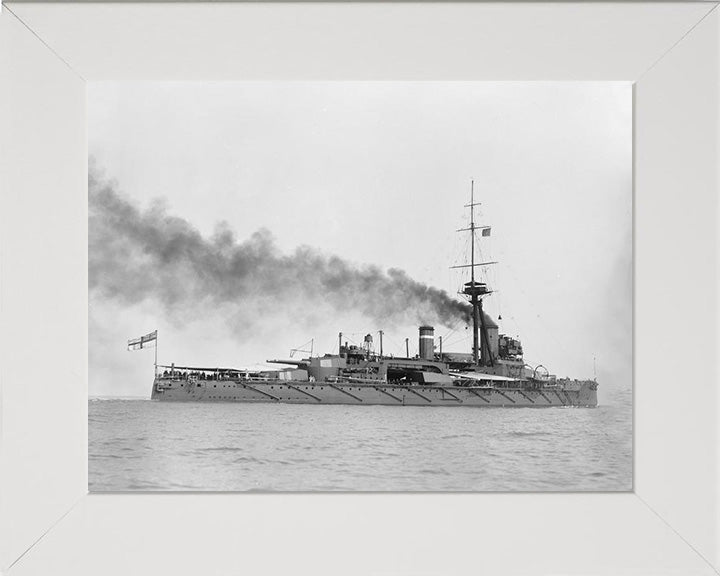 HMS Hercules (1910) Royal Navy Colossus class battleship Photo Print or Framed Print - Hampshire Prints