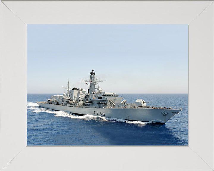 HMS Northumberland F238 Royal Navy type 23 Frigate Photo Print or Framed Print - Hampshire Prints