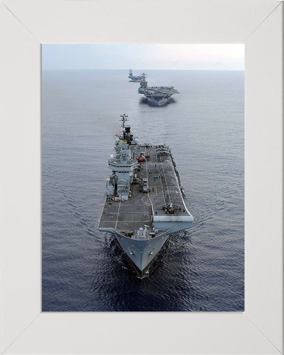 HMS Illustrious R06 Royal Navy Invincible class Aircraft Carrier Photo Print or Framed Print - Hampshire Prints