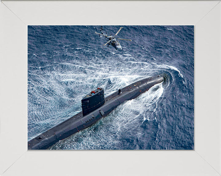 HMS Trenchant S91 Royal Navy Trafalgar class Submarine Photo Print or Framed Print - Hampshire Prints