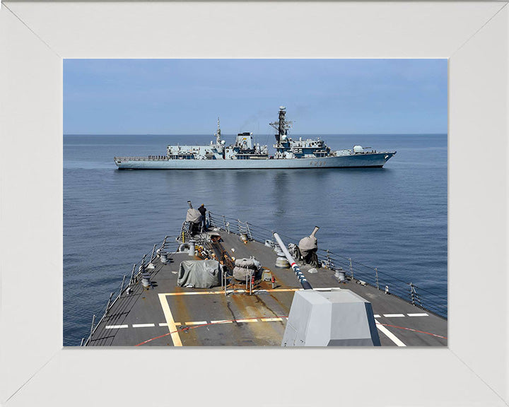 HMS Westminster F237 Royal Navy Type 23 frigate Photo Print or Framed Print - Hampshire Prints