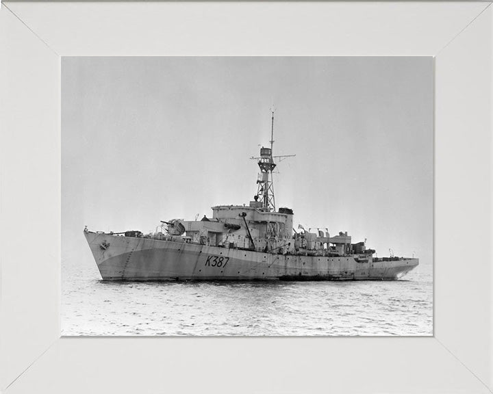 HMS Berkeley Castle K387 Royal Navy Castle class corvette Photo Print or Framed Print - Hampshire Prints