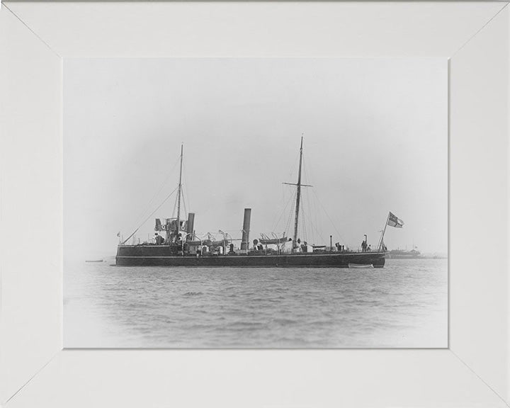 HMS Karrakatta (1889) Royal Navy Sharpshooter class torpedo gunboat Photo Print or Framed Print - Hampshire Prints