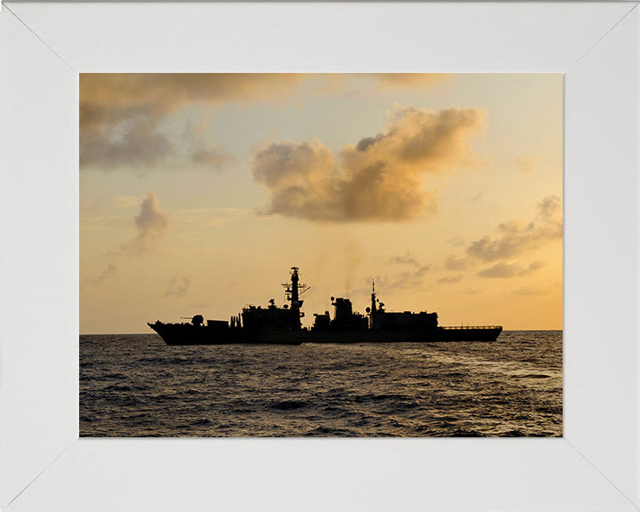 HMS Somerset F82 Royal Navy type 23 Frigate Photo Print or Framed Print - Hampshire Prints