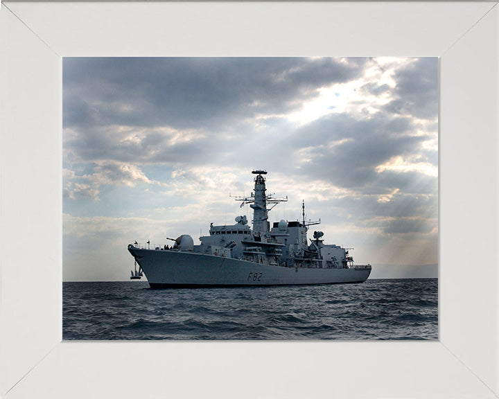 HMS Somerset F82 Royal Navy type 23 Frigate Photo Print or Framed Print - Hampshire Prints