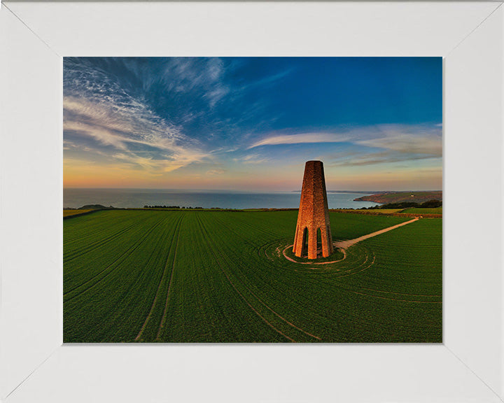 The Daymark Dartmouth Devon at sunset Photo Print - Canvas - Framed Photo Print - Hampshire Prints
