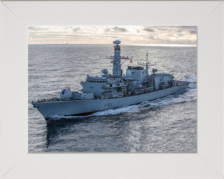 HMS Sutherland F81 Royal Navy type 23 Frigate Photo Print or Framed Print - Hampshire Prints