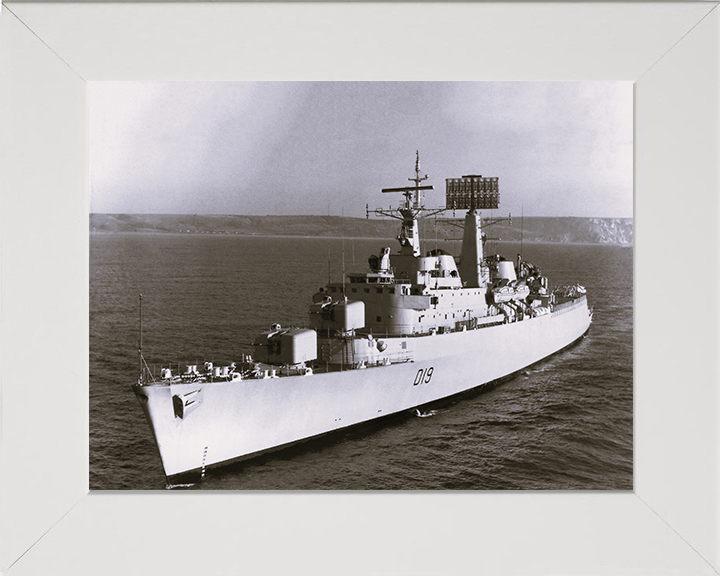 HMS Glamorgan D19 Royal Navy County class Destroyer Photo Print or Framed Print - Hampshire Prints