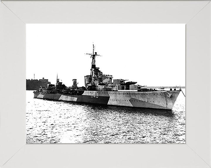 HMS Tartar G43 (F43) Royal Navy Tribal class Destroyer Photo Print or Framed Print - Hampshire Prints