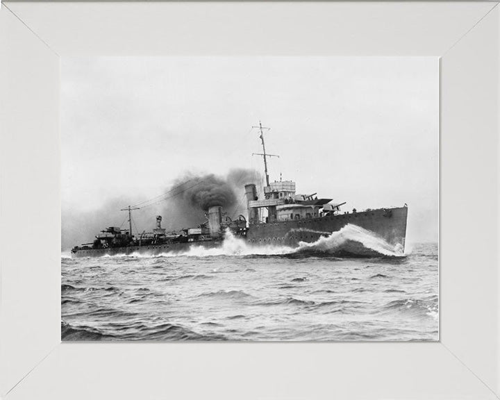 HMS Vimiera (1917) Royal Navy V class destroyer Photo Print or Framed Print - Hampshire Prints