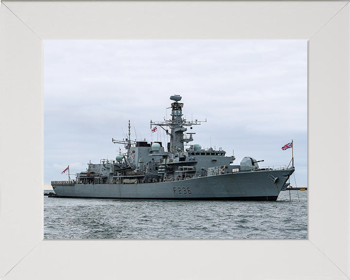 HMS Montrose F236 Royal Navy type 23 Frigate Photo Print or Framed Print - Hampshire Prints