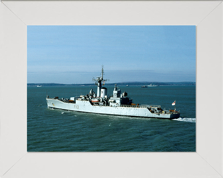 HMS Falmouth F113 Royal Navy Rothesay Class Frigate Photo Print or Framed Print - Hampshire Prints