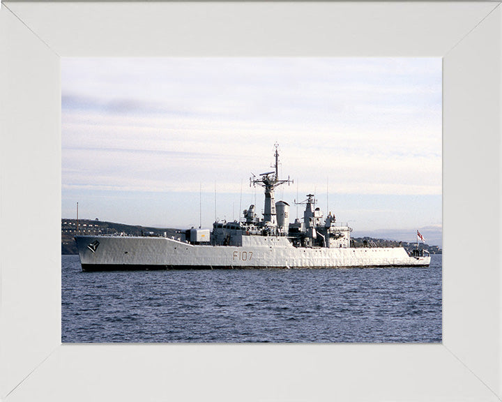 HMS Rothesay F107 Royal Navy Rothesay Class frigate Photo Print or Framed Print - Hampshire Prints