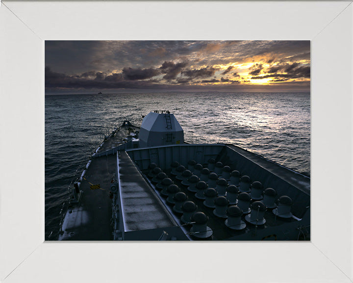 HMS Northumberland F238 Royal Navy Type 23 frigate Photo Print or Framed Photo Print - Hampshire Prints