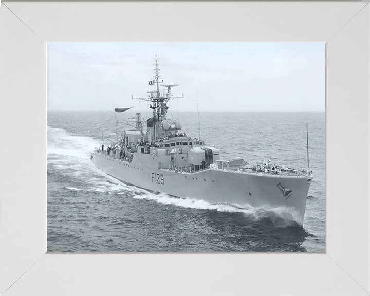 HMS Rhyl F129 Royal Navy Rothesay Class frigate Photo Print or Framed Print - Hampshire Prints