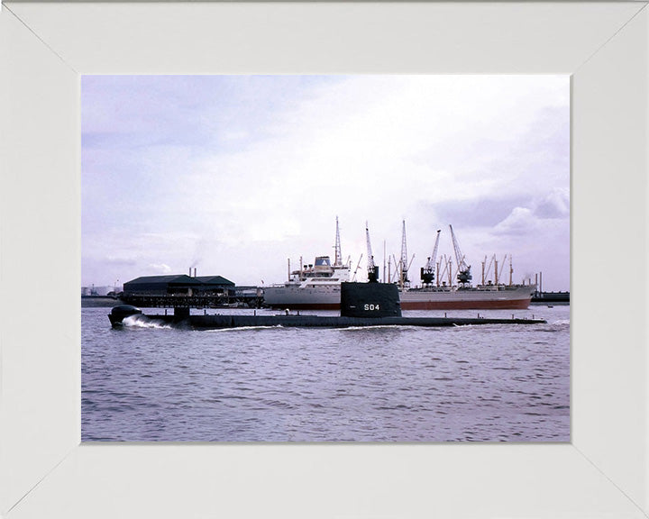 HMS Grampus S04 Submarine | Photo Print | Framed Print | Porpoise class | Royal Navy - Hampshire Prints