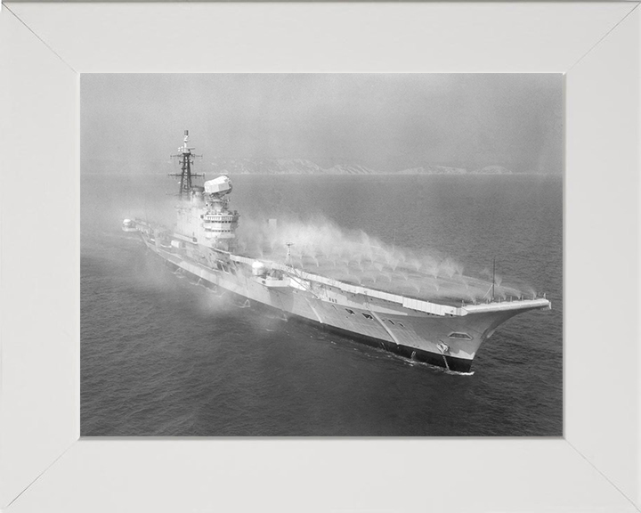 HMS Hermes R12 | Photo Print | Framed Print | Centaur Class | Aircraft Carrier | Royal Navy