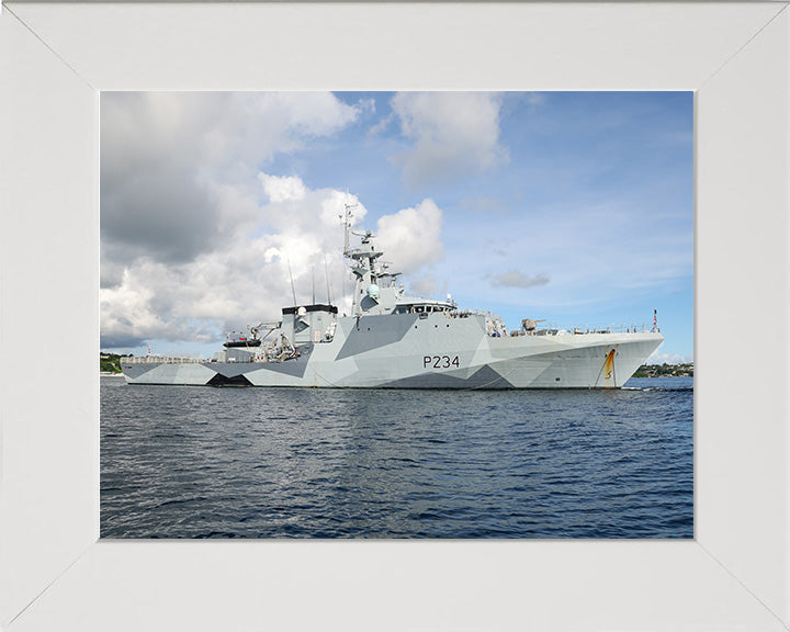 HMS Spey P234 Royal Navy River class offshore patrol vessel Photo Print or Framed Print - Hampshire Prints