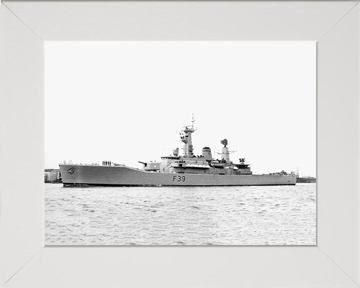 HMS Naiad F39 Royal Navy Leander class frigate Photo Print or Framed Photo Print - Hampshire Prints