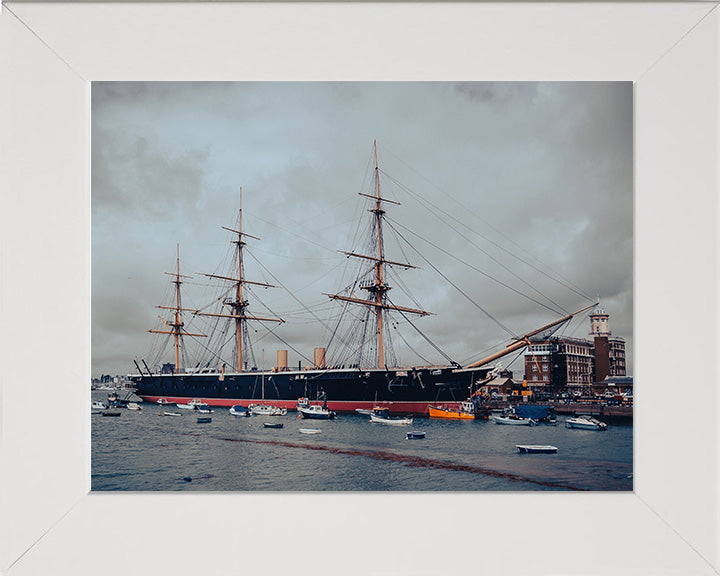 HMS Warrior 1860 | Photo Print | Framed Print | Poster | Steam-powered Armoured Frigate | Royal Navy - Hampshire Prints