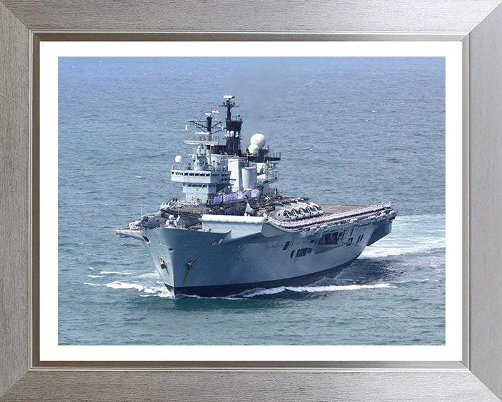 HMS Illustrious R06 Royal Navy Invincible class Aircraft Carrier Photo Print or Framed Print - Hampshire Prints