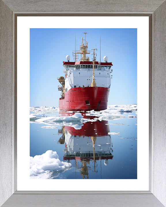 HMS Protector A173 Royal Navy Ice patrol ship Photo Print or Framed Print - Hampshire Prints