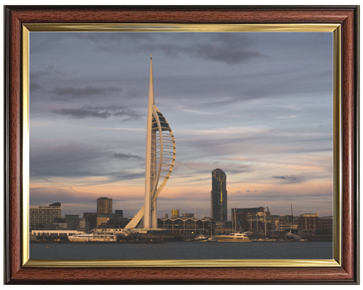 Spinnaker tower and Gunwarf Quays Portsmouth Photo Print - Canvas - Framed Photo Print - Hampshire Prints